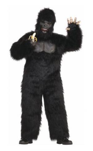 Deluxe Adult Moving Jaw Gorilla Costume