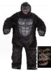 Adult Gorilla Suit Costume w/ Two Bit Roar Mask- 2XL