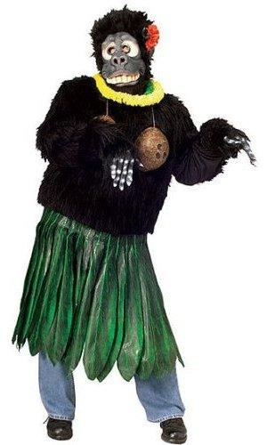 Aloha Gorilla Costume with Grass Skirt
