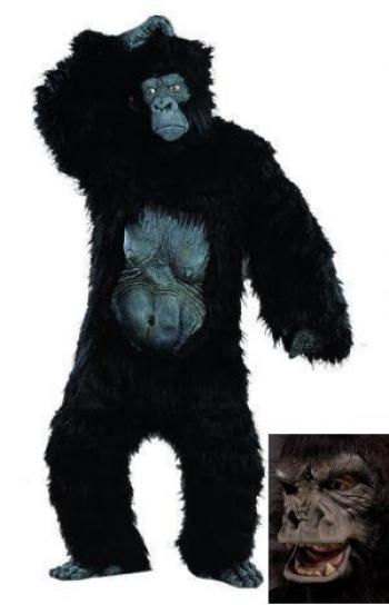 Deluxe Adult Gorilla Costume with Two Bit Roar Mask