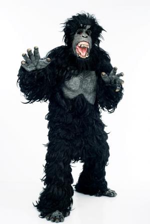 Hairy Screaming Gorilla Suit Costume