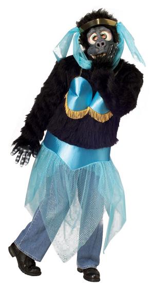 Harem Gorilla Suit Costume with Skirt