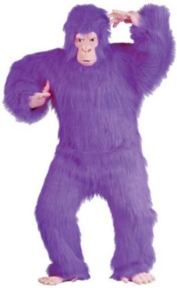 stuffed purple gorilla
