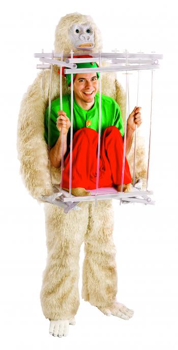 Abominable Snowman and Ice Cage Costume Kit