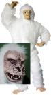 White Gorilla Suit Costume - Abominable Snowman/SnowBeast Mask