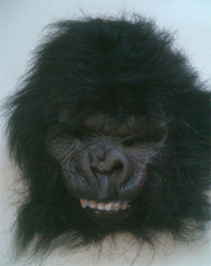 Bad Deluxe Moving Jaw Gorilla Costume Mask